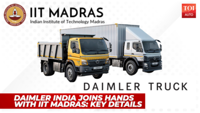Daimler India partners with IIT Madras in a unique initiative to mentor Indian mobility startups