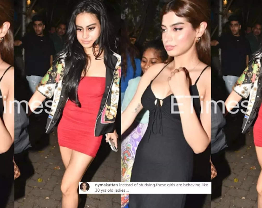 
Trolled! Nysa Devgan and Khushi Kapoor flaunt their glam avatar as they step out to party with friends, netizens say 'Instead of studying, these girls are behaving like 30 yrs old ladies'
