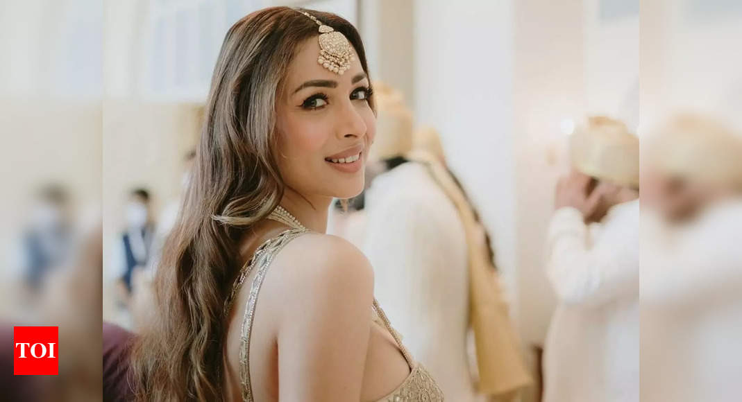 Malaika Arora looks ethereal in white in new pictures, Arjun Kapoor colour co-ordinates with her – Times of India