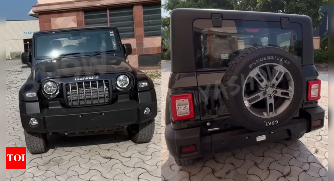 Mahindra: 2022 Mahindra Thar spotted at dealer yard: What’s new ...