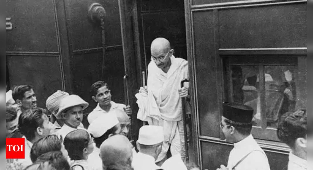 A Gandhi Contribution Bigger Than Independence India News Times Of India 