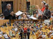 
Ilaiyaraaja records with symphony Orchestra in Budapest for Shriya Saran's Music School

