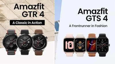 Amazfit launches new smartwatches ‘GTR 4’ and ‘GTS 4’