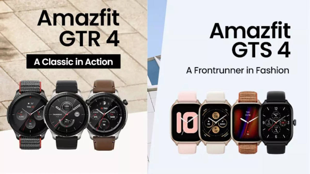 Upcoming Amazfit GTR 4 and GTS 4 smartwatches to be joined by GTS