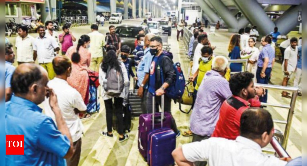 Flyers from abroad struggle to find cabs at Chennai airport Chennai