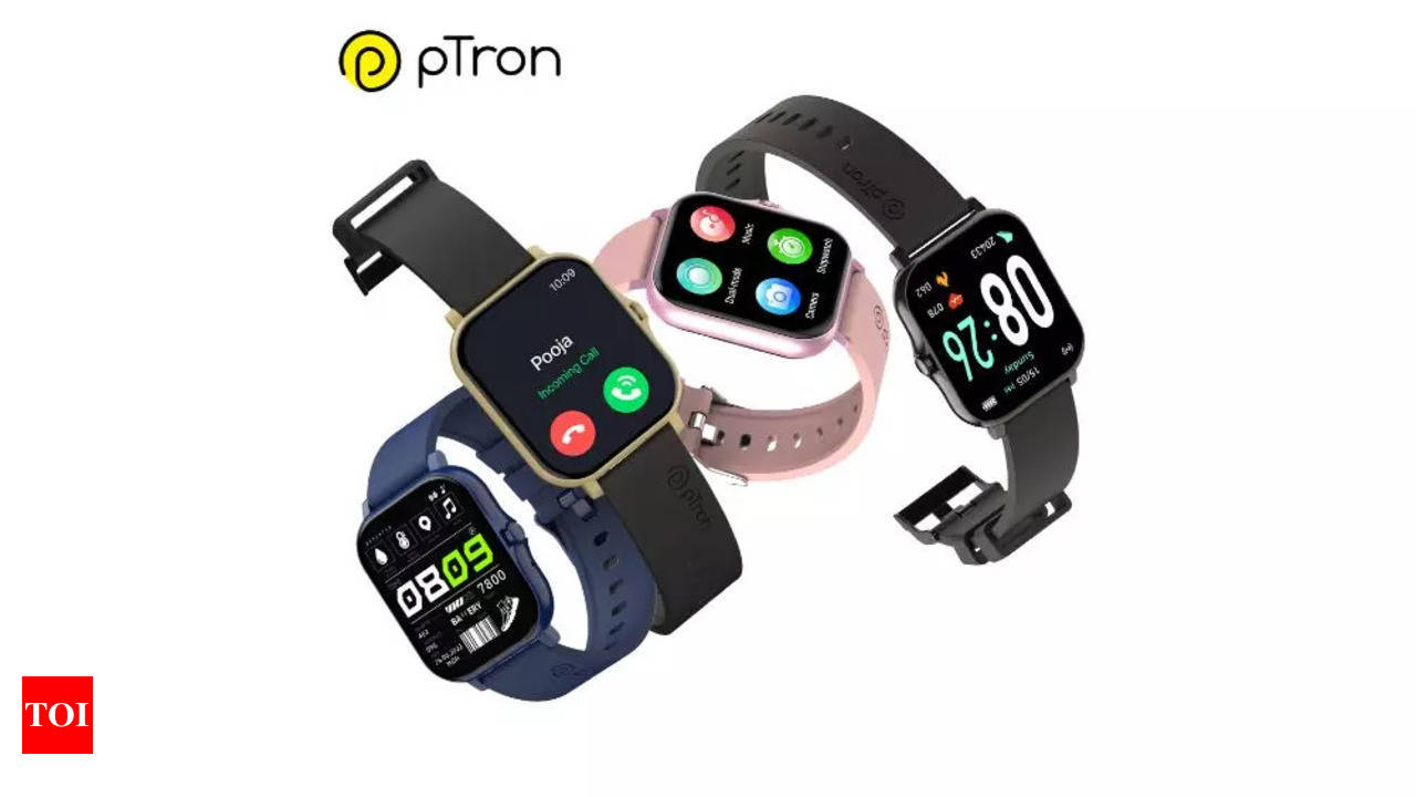 Ptron Ptron Force X10 smartwatch with Bluetooth calling launched at Rs 1 499 Times of India