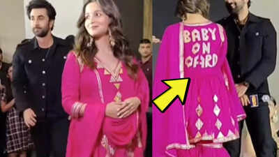 'Baby On Board': Alia Bhatt ups her maternity fashion in pink sharara with 'special' message at 'Brahmastra' event