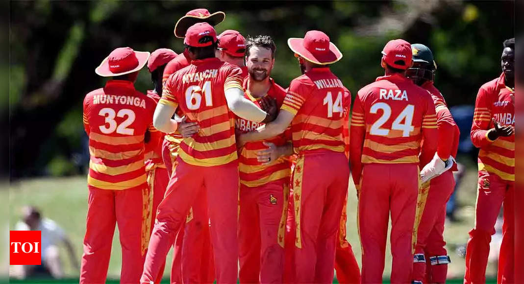 3rd ODI: Ryan Burl picks up five wickets as Zimbabwe shock Australia | Cricket News – Times of India