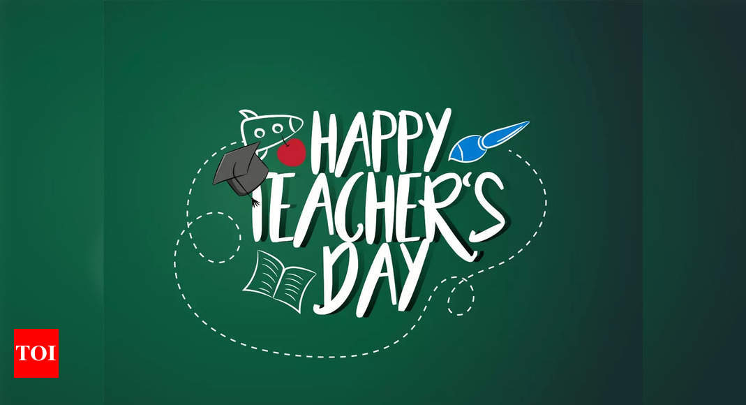 Teachers Day Greeting Card: Wish you teacher with handmade card with ...