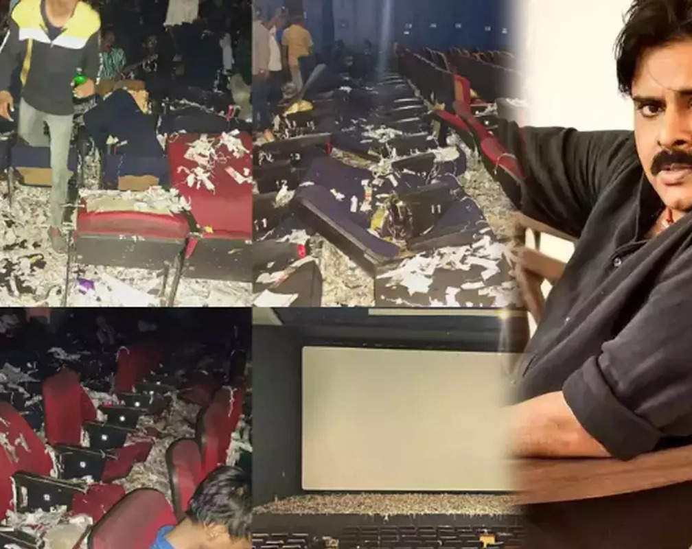 
Shocking visuals! Pawan Kalyan's unruly fans drink alcohol inside cinema hall and damage the property during 'Jalsa' screening
