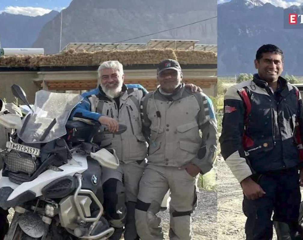 
Manju Warrier goes on a bike tour with Ajith
