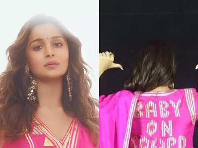 All about Alia's BABY ON BOARD gharara
