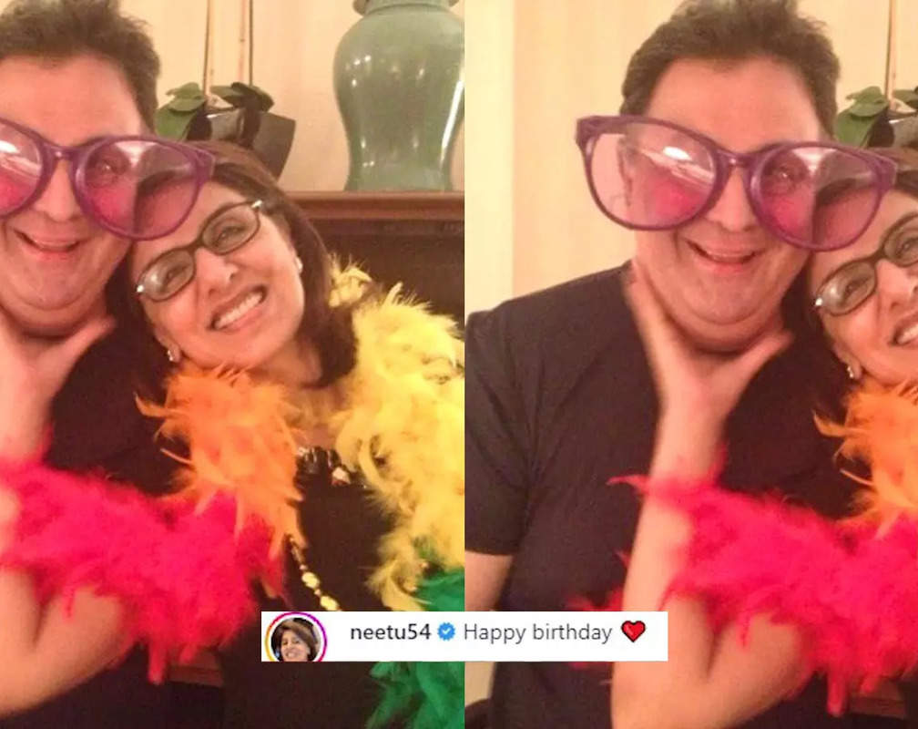 
Neetu Kapoor drops priceless throwback picture on Rishi Kapoor's birth anniversary from a colourful party
