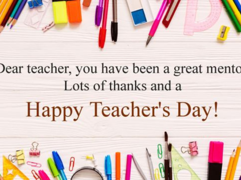 Happy Teachers Day 2022 Greeting Cards, Images, Wishes, Messages: Best ...