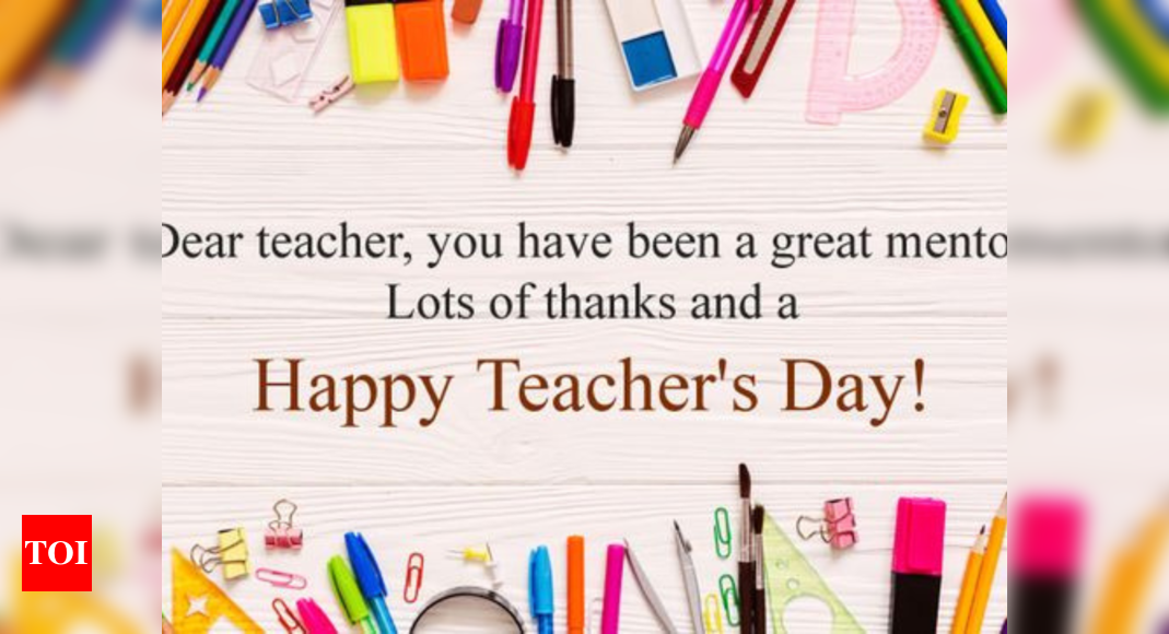 Teachers Day Cards 2024: Best greeting card images to share with your ...