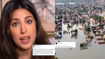 Pakistani actress Mehwish Hayat gets trolled after she expresses disappointment over lack of support from Bollywood for Pakistan flood, netizen asks 'Did you condemn the 26/11 attacks?'