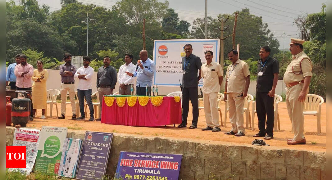 Andhra Pradesh TTD's vigilance dept conducts fire safety awareness