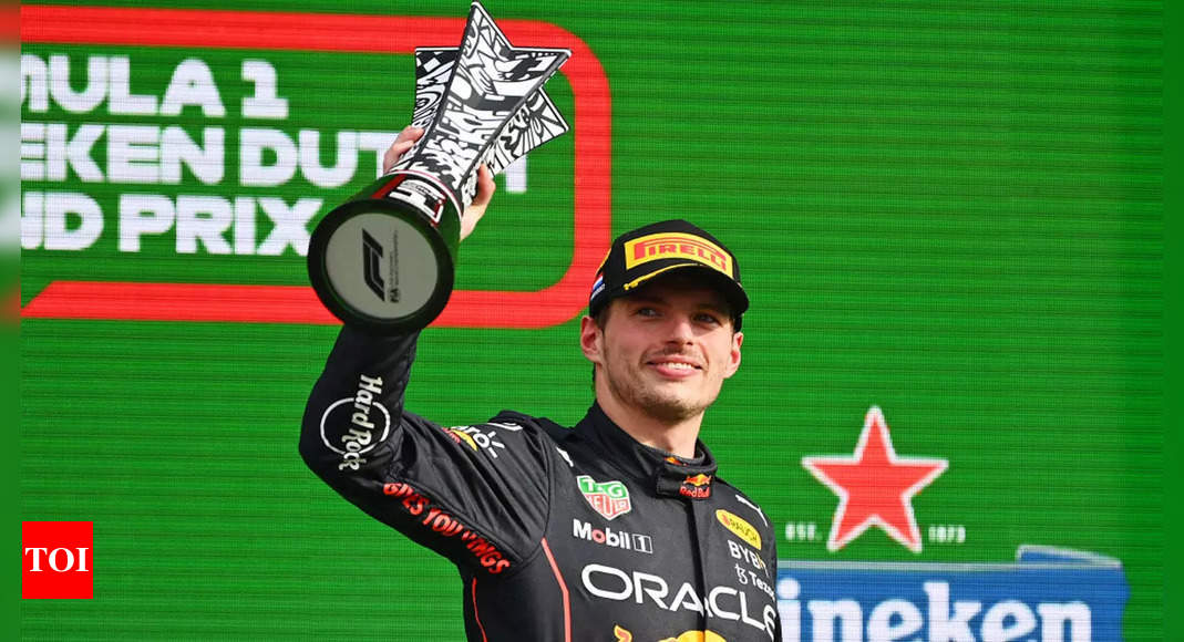 Verstappen wins Dutch Grand Prix for second year in a row | Racing News – Times of India