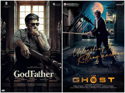 Will it be Chiranjeevi's 'Godfather' vs Nagarjuna's 'The Ghost' at the boxoffice this ‘Dasara’?