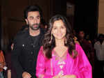 Mom-to-be Alia Bhatt flaunts her pink suit with 'baby on board' special text inscribed on it at 'Brahmastra' pre-release event