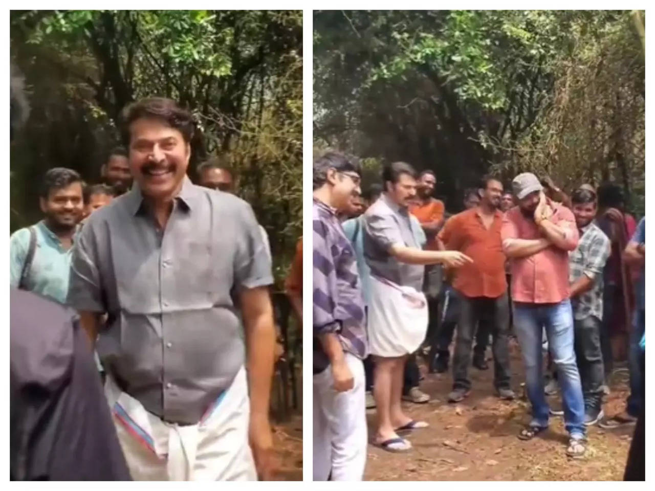 Mammootty's funny moments at 'Christopher' movie set goes viral | Malayalam  Movie News - Times of India