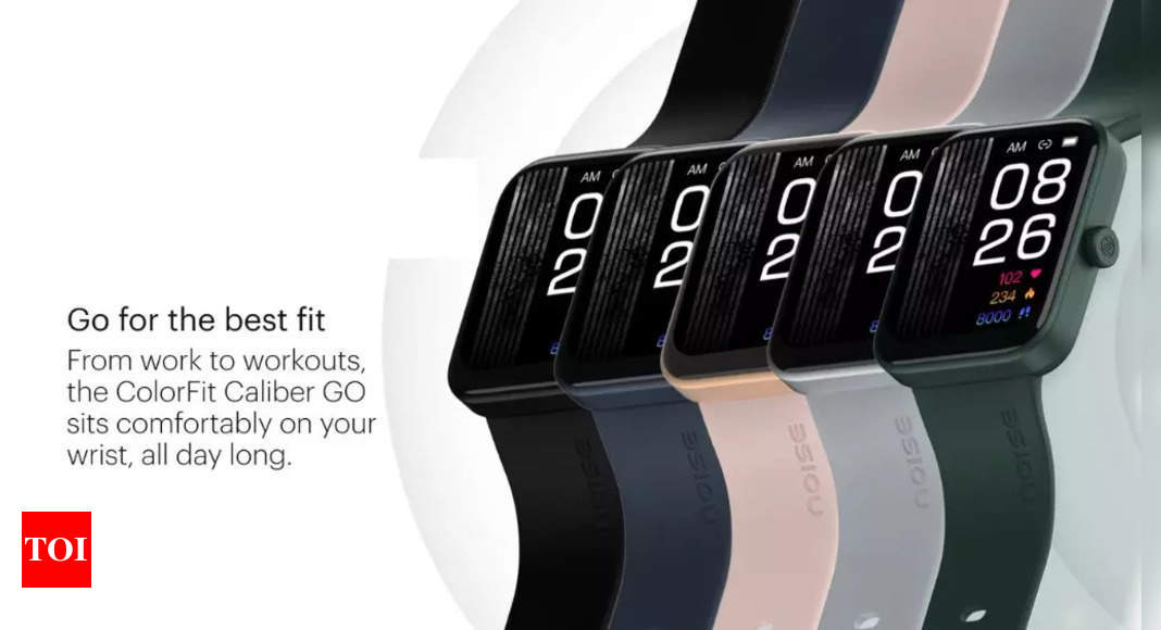 Noise launches ‘ColorFit Caliber Go’ smartwatch with Bluetooth calling at a special price of Rs 1,499 – Times of India