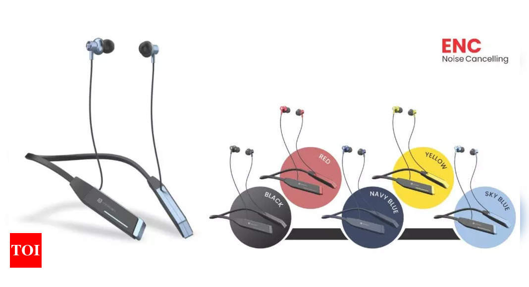 Portronics launches ‘Harmonics Z2’ wireless neckband earphones with Auto ENC at Rs 799 – Times of India