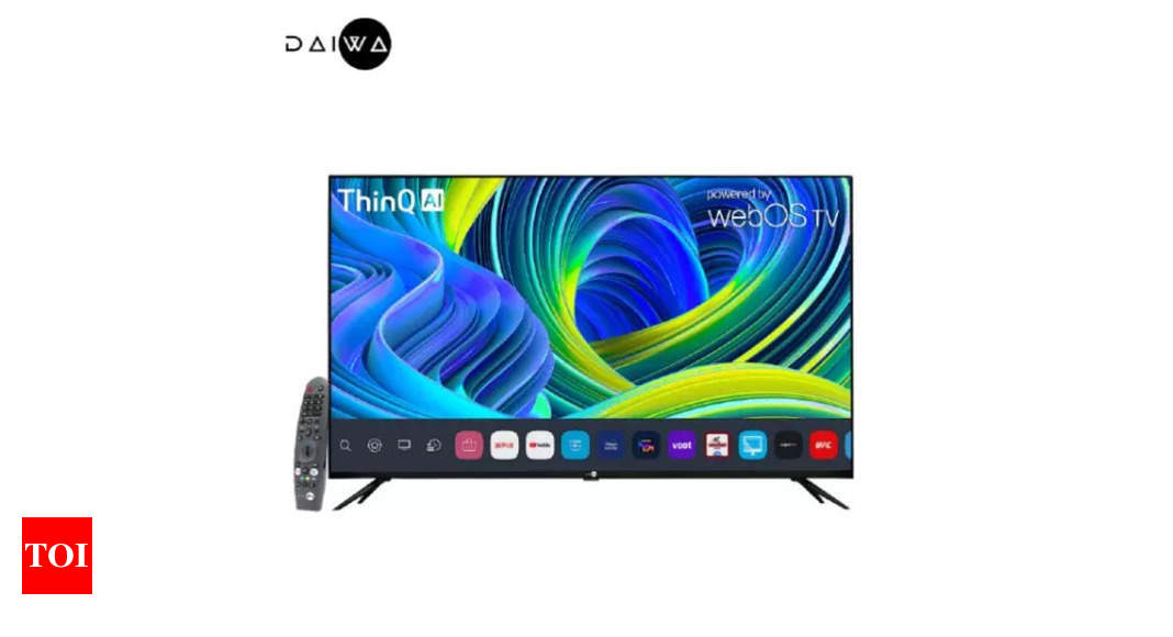 Daiwa’s 65-inch Smart TV With 4K Resolution launched at Rs 56,999: Details inside – Times of India