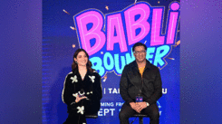 Tamannaah Bhatia and Madhur Bhandarkar attend trailer launch of Babli Bouncer