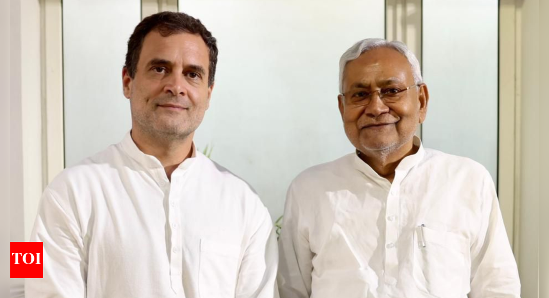 Oppn unity in focus as Nitish Kumar meets Rahul Gandhi in Delhi