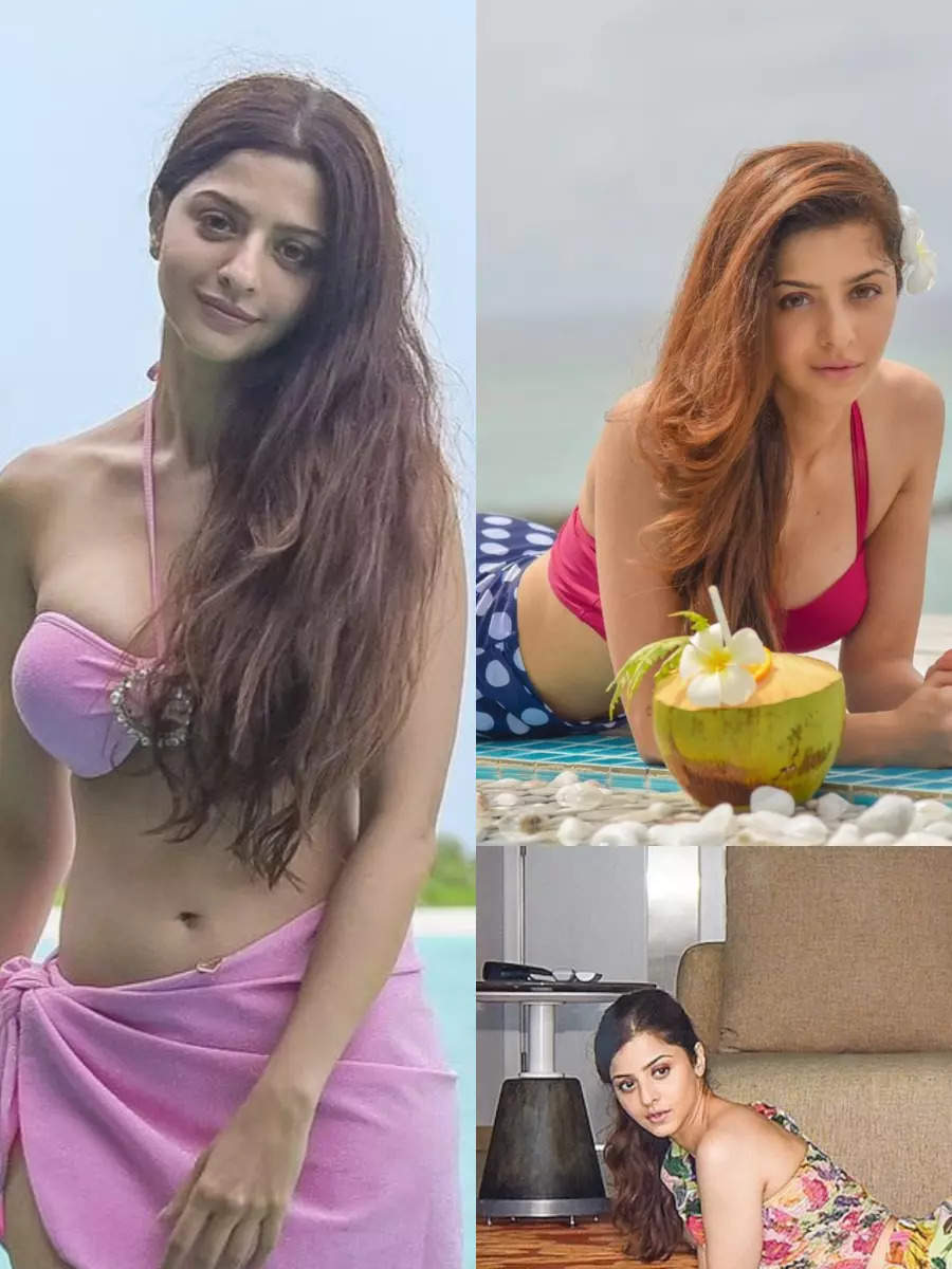 Vedhika's waterside fashion shoots