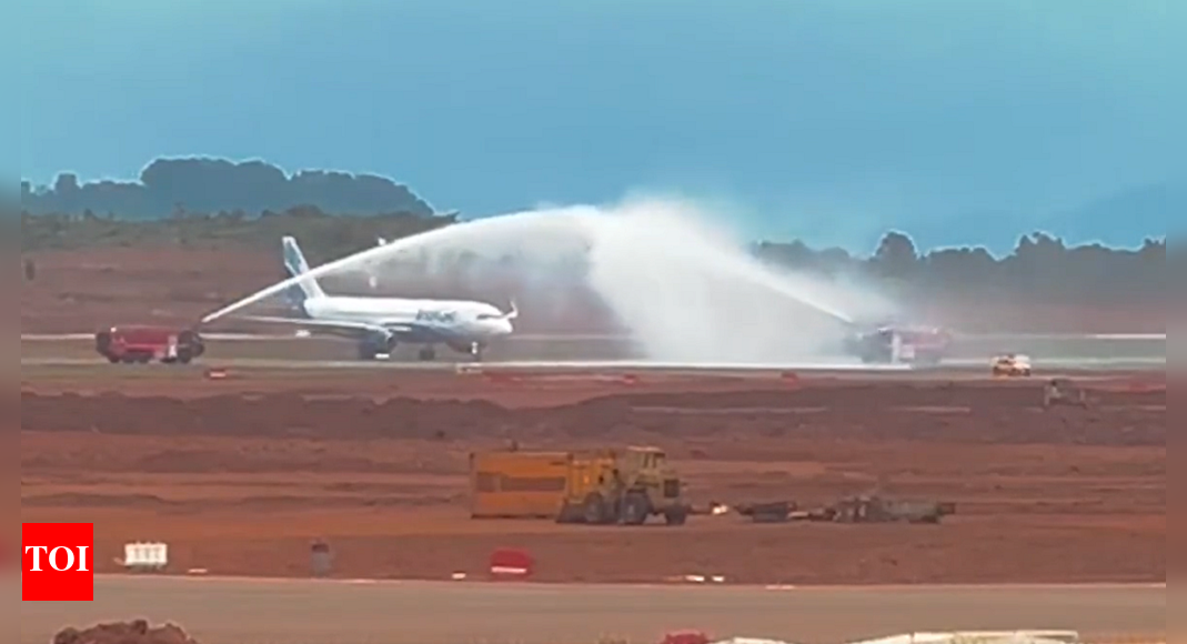 Goa Airbus A320 lands, takes off in Mopa, completes airport’s required