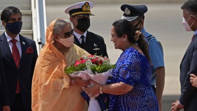 Hasina: Bangladeshi PM Sheikh Hasina Meets Industrialist Gautam Adani ...