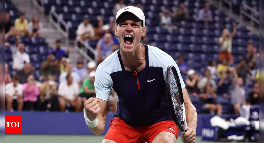 US Open 2022: Jannik Sinner survives Ilya Ivashka scare to secure place in quarters | Tennis News – Times of India