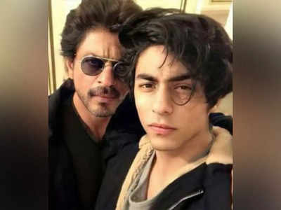 Shah Rukh Khan and Aryan Khan celebrate as their team wins Women's Caribbean Premier League title