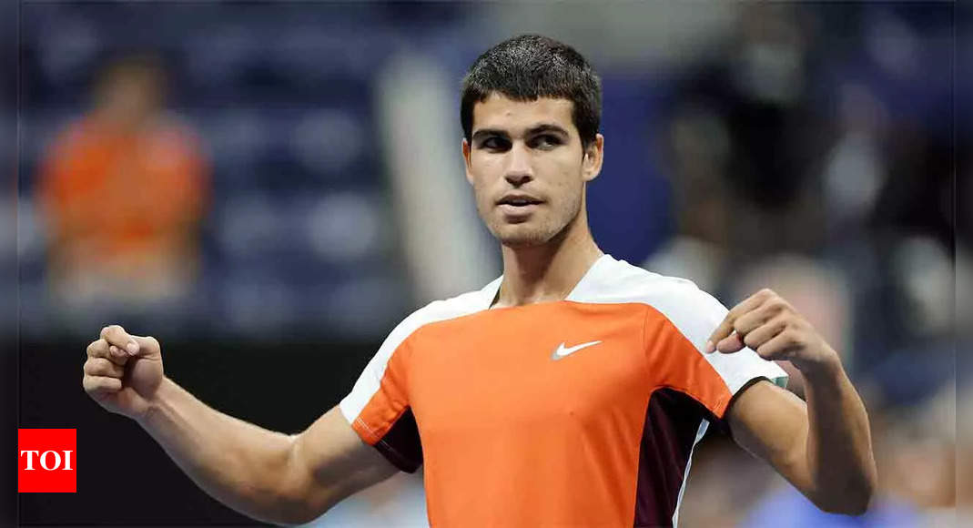 US Open: Carlos Alcaraz into last-eight after early morning epic | Tennis News – Times of India