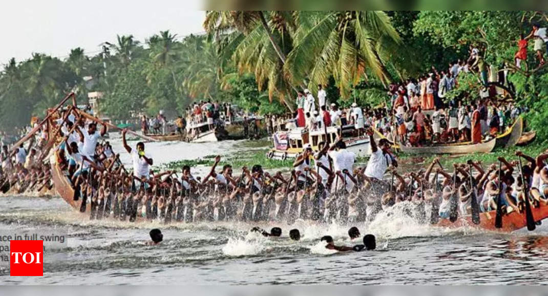 Kerala snake boat races back after Covid | India News – Times of India