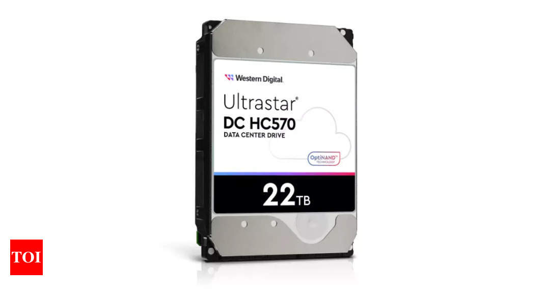Western Digital launches its 22TB CMR hard drives in India – Times of India
