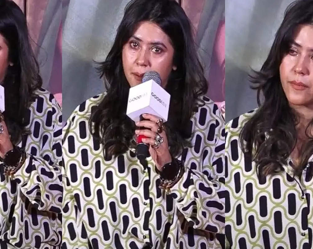
Ekta Kapoor breaks down during 'Goodbye' trailer launch
