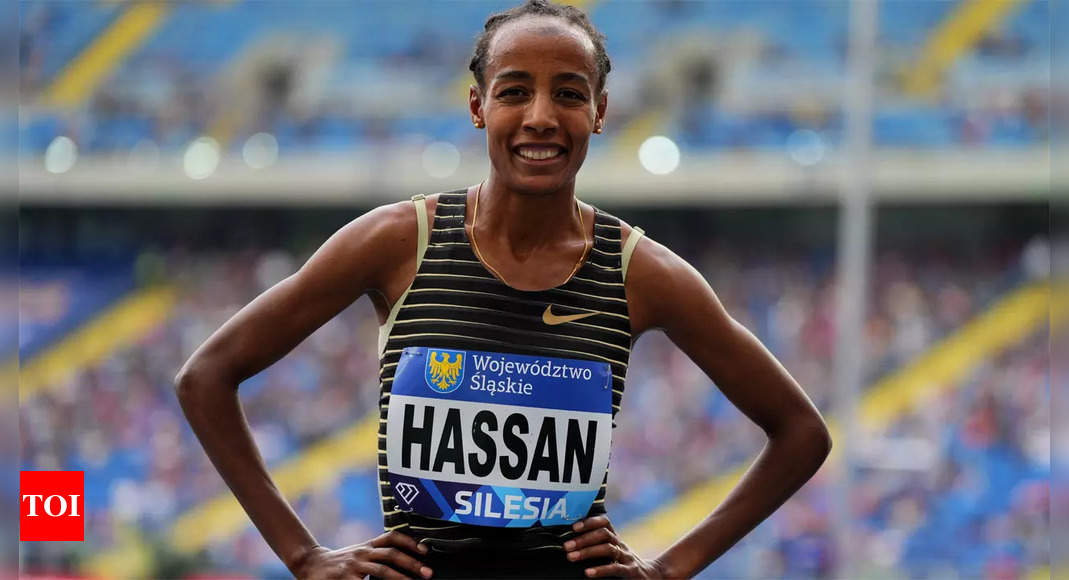 Ethiopian-born Dutch runner Sifan Hassan wins her third Olympic