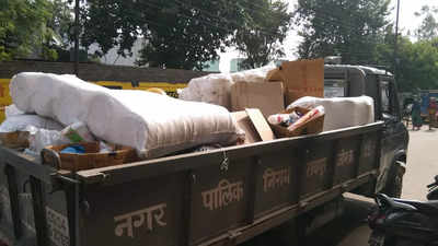 Raipur Municipal Corporation seizes over 6,000 kg of banned polythene