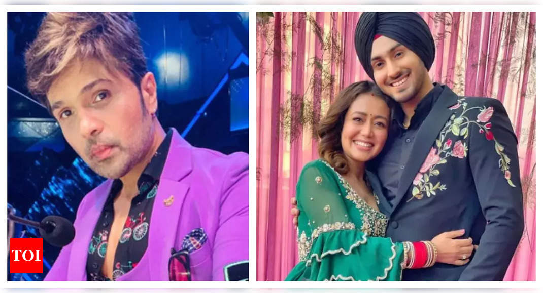 Indian Idol 13: Himesh Reshammiya reveals Neha Kakkar keeps photo of husband Rohanpreet on her table during shoot – Times of India