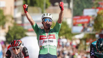 Roglic suffers crash as Pedersen wins Vuelta a Espana 16th stage