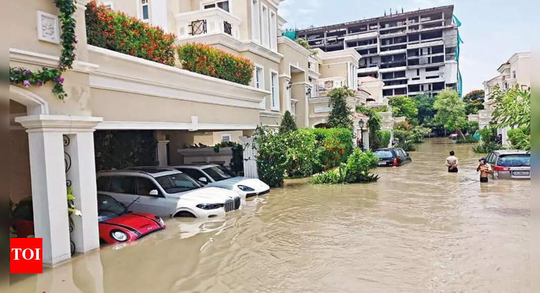 Billionaires in boats as flooded houses in elite Bengaluru locality lose light & water