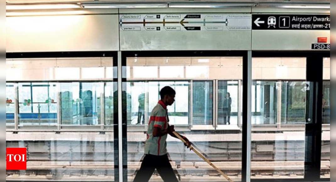 Fullheight platform screens at 18 Delhi Metro stations to save lives