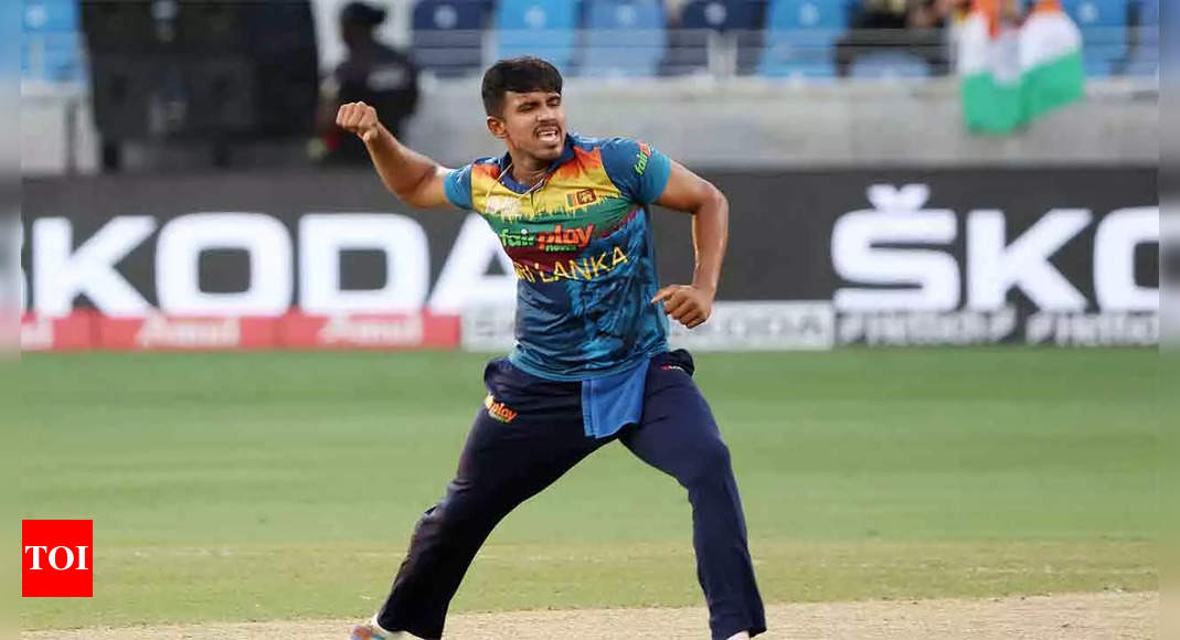 Asia Cup 2022, India vs Sri Lanka: From bowling pace to shedding fat, Maheesh Theekshana has seen it all | Cricket News – Times of India