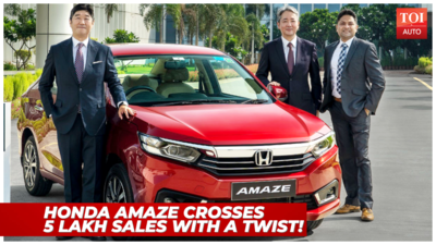 Honda Amaze crosses 5 lakh sales mark: 93 percent buyers want petrol in 2022!