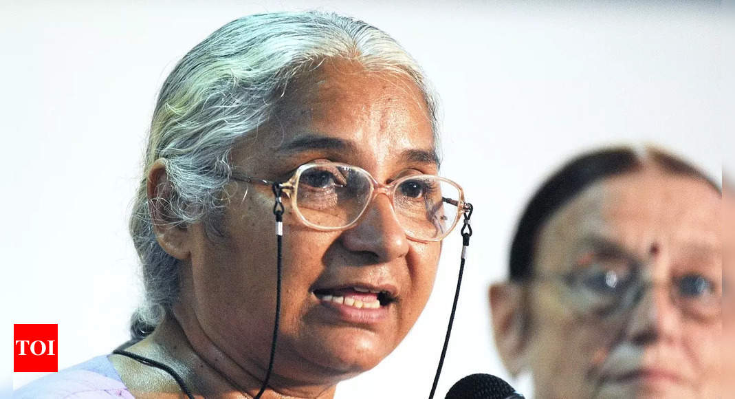Gujarat BJP chief calls Medha Patkar ‘urban Naxal’, claims that AAP projecting her as CM face in state | India News – Times of India