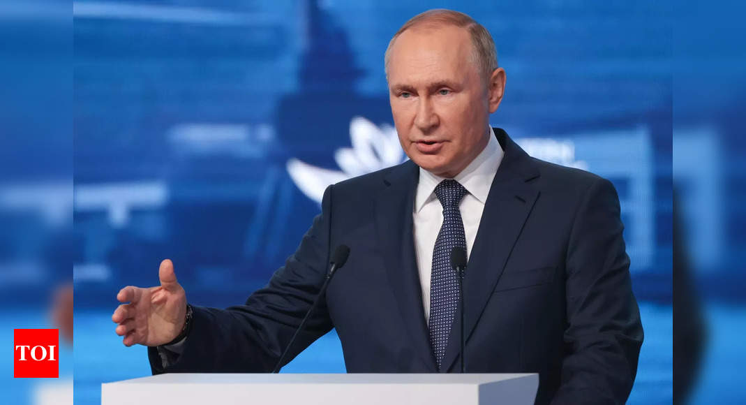 Russia may halt energy exports if West caps prices: Putin – Times of India