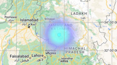 Earthquake today jammu